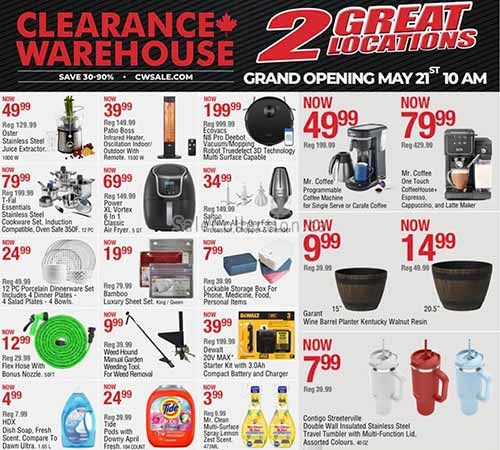 Clearance Warehouse Sale 2026