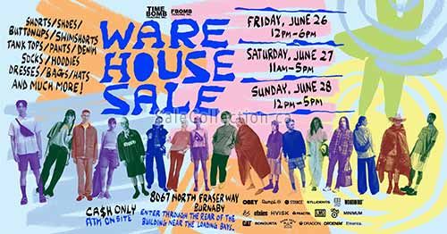 Timebomb Trading Warehouse Sale 2026